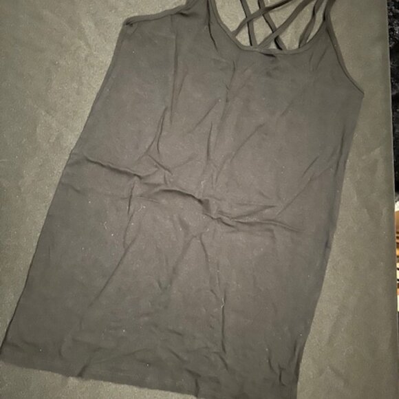 Black Criss Cross Tank - Picture 5 of 7